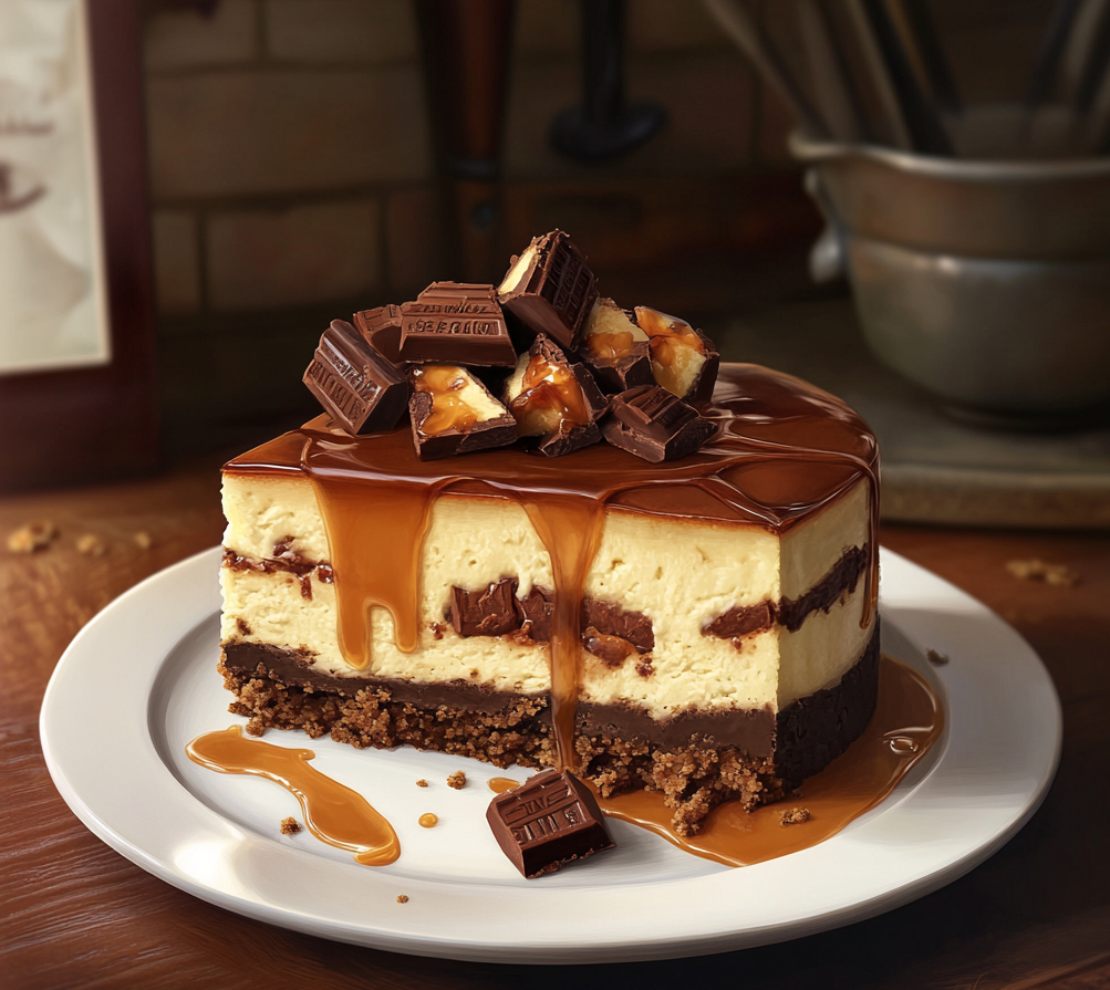 Calories in Snickers Cheesecake