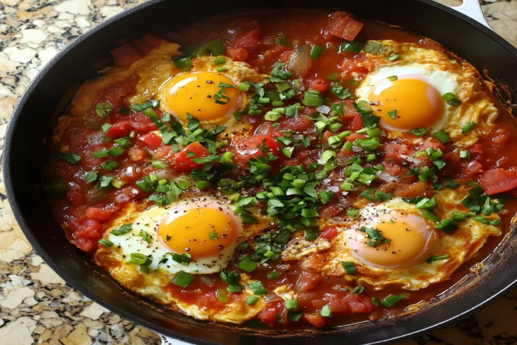 spicy shakshouka