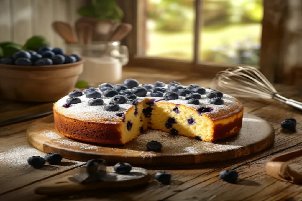 Blueberry cake