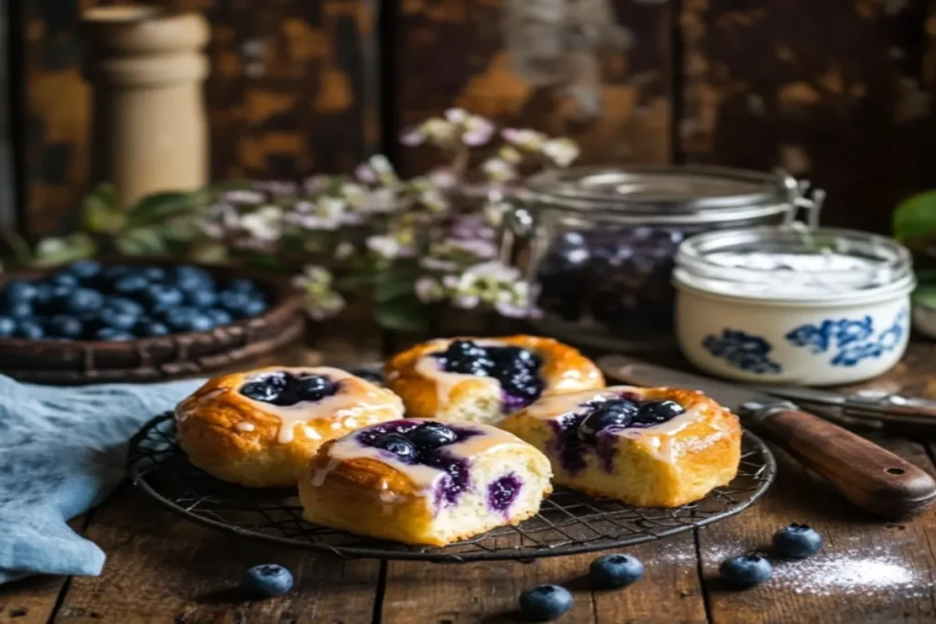 Blueberry cheesecake rolls