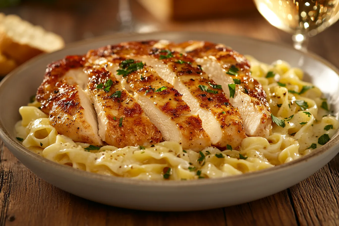 Chicken with Buttered Noodles