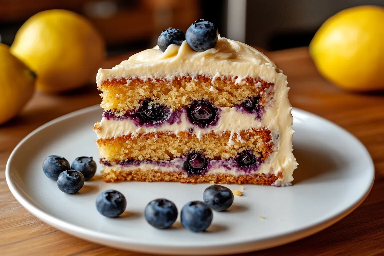 blueberry lemon cake