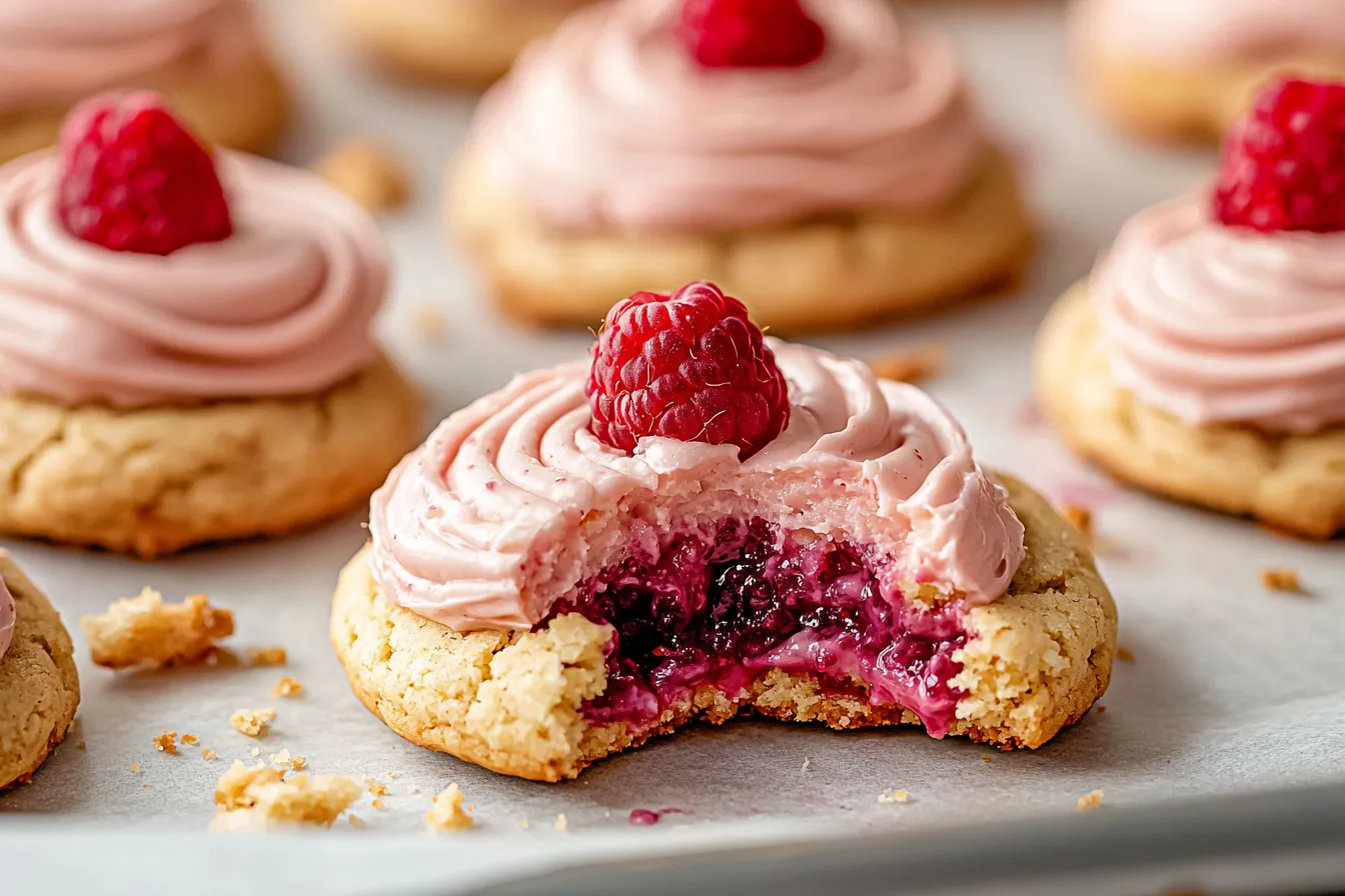 raspberry cookies